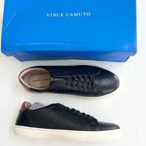 New VINCE CAMUTO Craymer Sneaker Shoes Men’s SIZE 9.5 Beige Blackhand